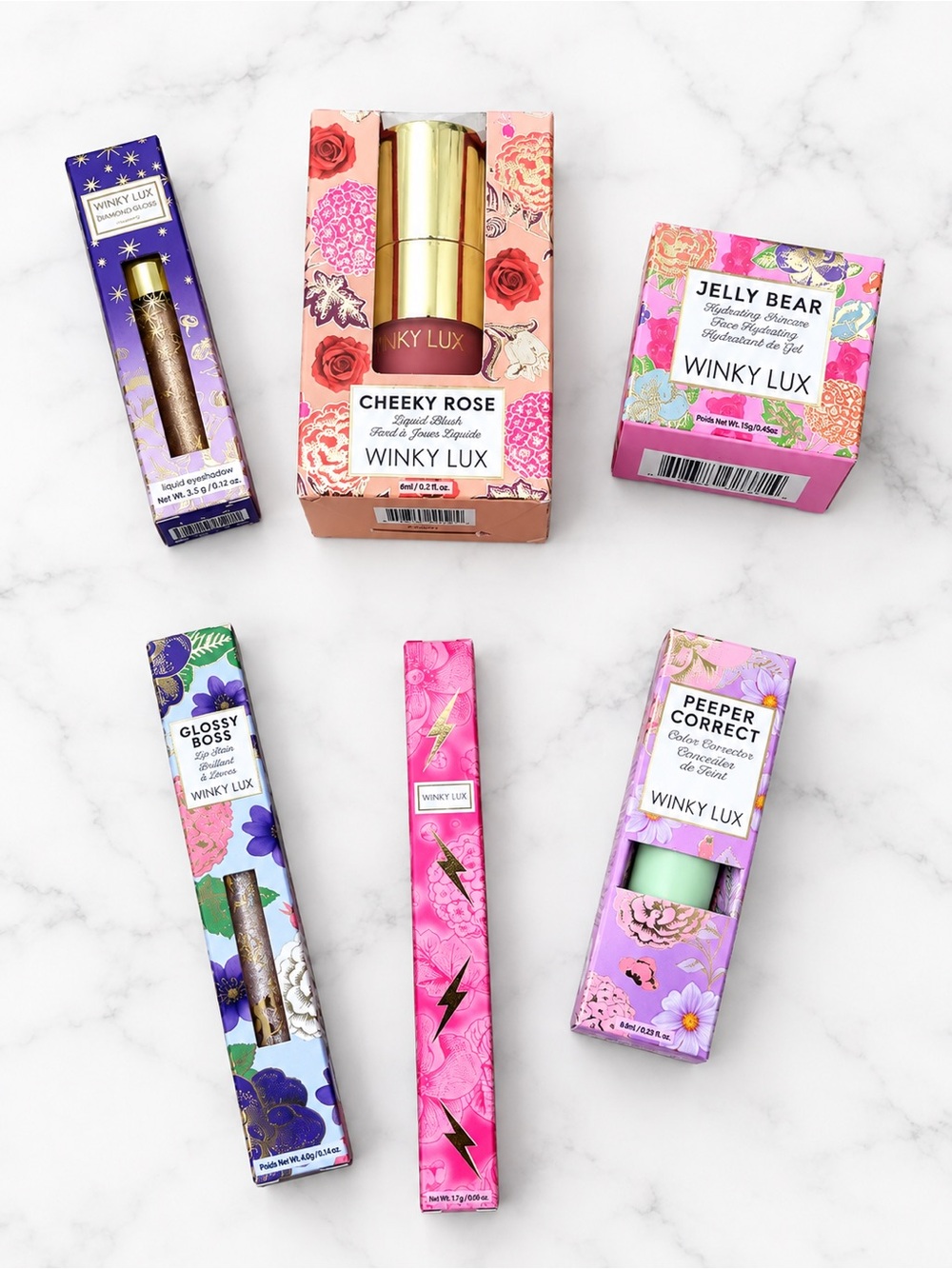 NEW Winky Lux Makeup Beauty Bundle (Set of 6)